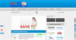 Desktop Screenshot of gotocoupons.net